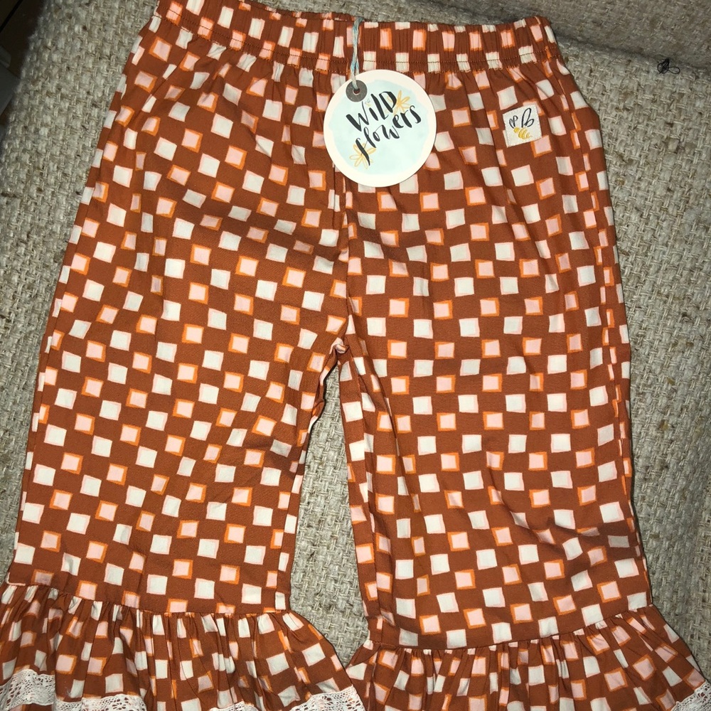 Wildflower ruffle pants